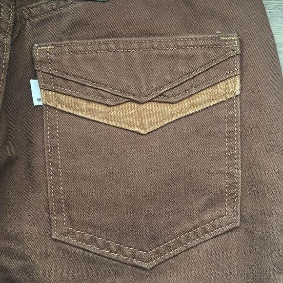 Levi’s | 70'S Movin’ on high rise flare jeans in brown size 27W32L - Picture 16 of 16
